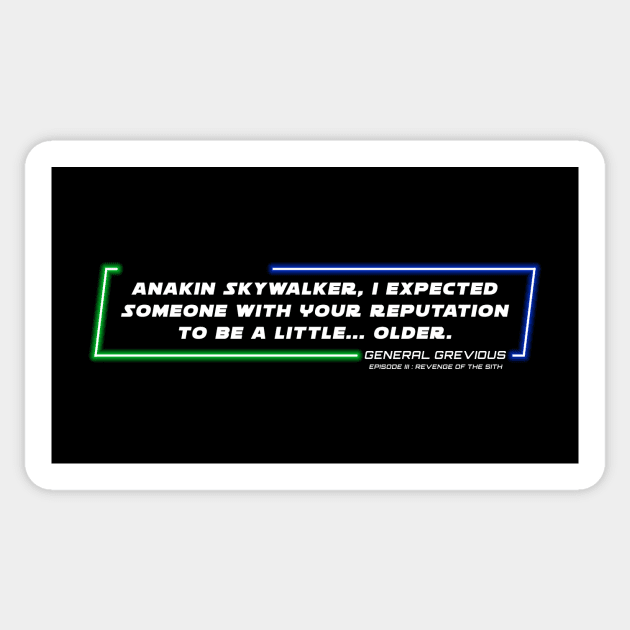 EP3 - GG - Reputation - Quote Sticker by LordVader693